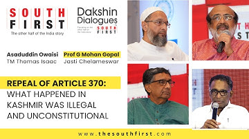 Parliament can obliterate, create states without their consent | Chelameswar | Mohan Gopal | Part 2