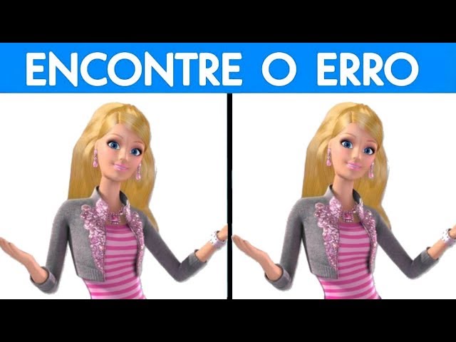 JOGO DOS 7 ERROS BARBIE - ACHE 7 ERROS NA BARBIE 