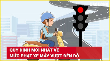 Quy định mới nhất về mức phạt xe máy vượt đèn đỏ | Báo Lao Động
