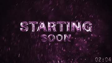 Free Starting Soon Screen for Twitch | 5 Minute Countdown | Animated | TOS in description