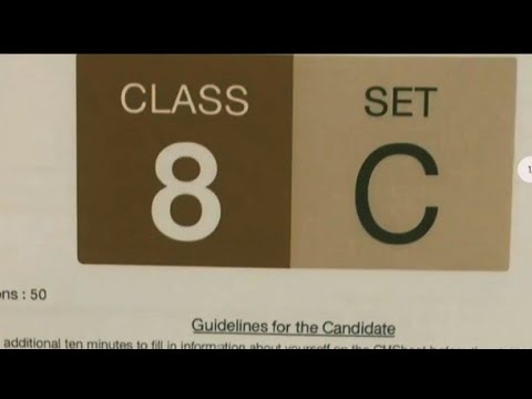 SOF Olympiad IMO Class 8 question paper Set-C 2025-26 - YouTube