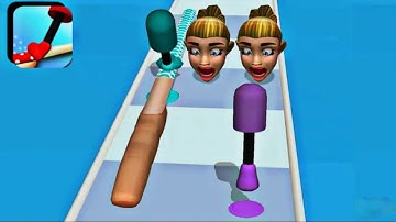 Nail Stack! - All Levels Mobile Gameplay Walkthrough Android IOs Relaxing NEW UPDATE Video NSAMG0001