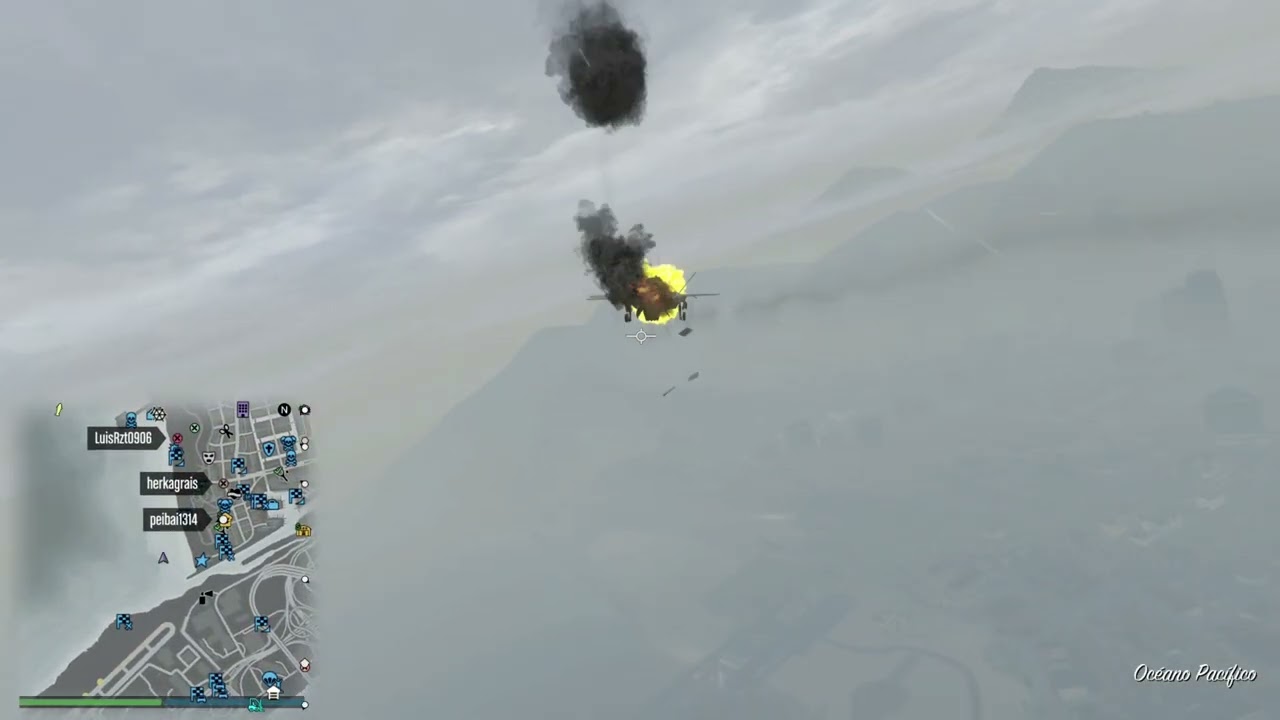 Dándole a 2 Raiju - GTA 5 ONLINE