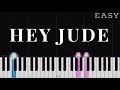 The Beatles - Hey Jude | EASY Piano Tutorial