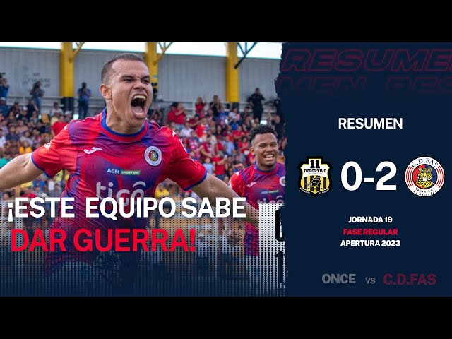 Resumen - ¡Triunfo con esfuerzo de TODOS! | Once Deportivo 0-2 CD FAS | Jornada 19 - Apertura 2023