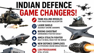 Indian defence News update: AMCA Stealth fighter,hypersonic engine, laser-based shields#indianarmy