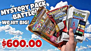 $600 PokeRev, Unlisted Leaf, Pokichloe/PokeDean Mystery pack BATTLE Pokemon OPENING! #reaction #fyp