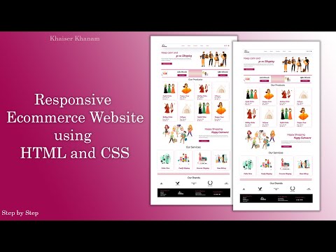 Complete Responsive E-Commerce Website design || HTML || CSS || JavaScript