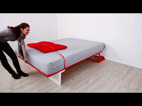 Video: Fällbar sängmekanism - hur man gör en förvandlande säng med egna händer