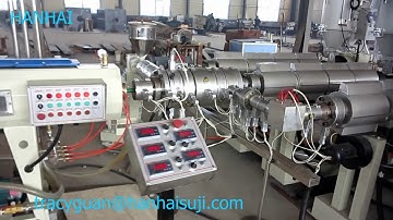 PPR  HDPE three layers pipe making machine