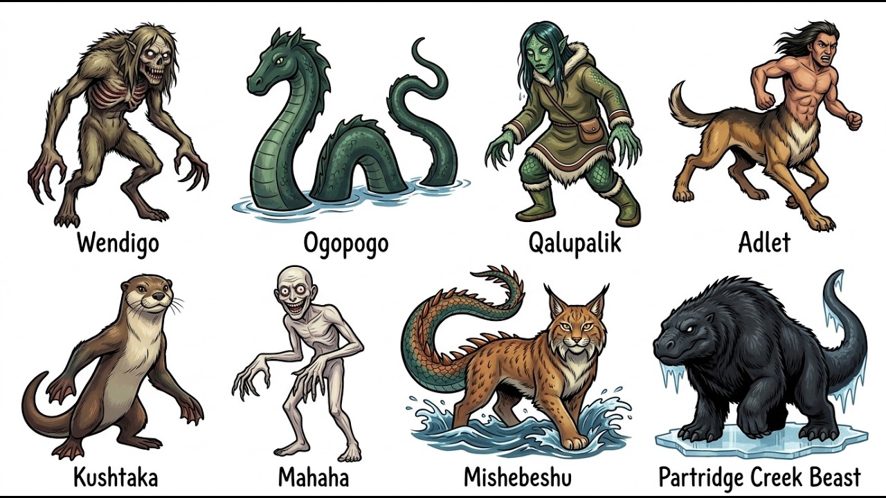 Every Mythical Creature In Canadian Folklore Explained In 8 Minutes ...