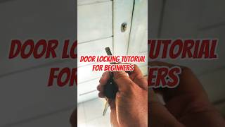 door locking tutorial for beginners #tutorial #jokes #funny