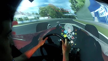 Interior view of the CyberMotion Simulator