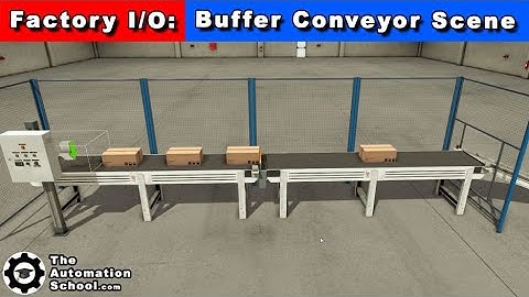Buffer Conveyor Control Scene from Factory I/O