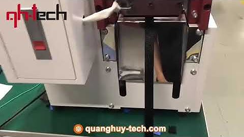 Đặc điểm Máy cắt ống co nhiệt tự động | Quang Huy Tech