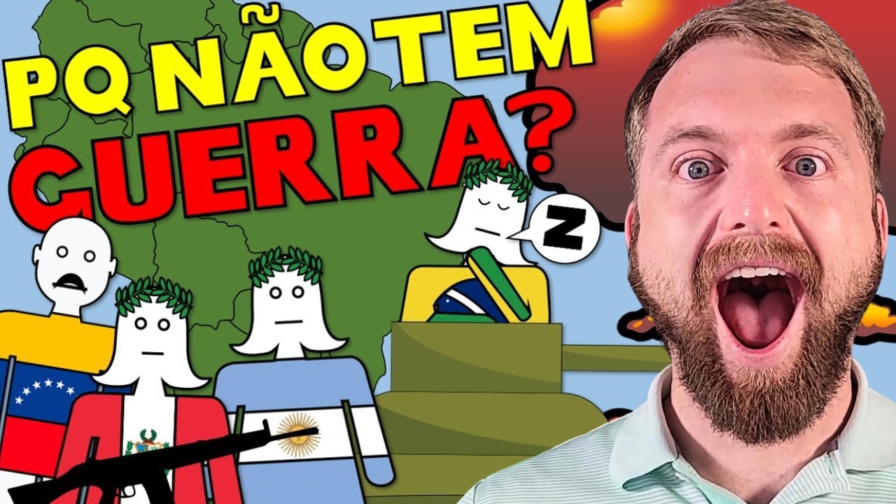 😱 GRINGO REAGE A POR QUE A AMÉRICA DO SUL É O CONTINENTE MAIS PACÍFICO? 🤯🇧🇷