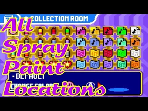 Kirby & The Amazing Mirror - All Spray Paint Locations - YouTube