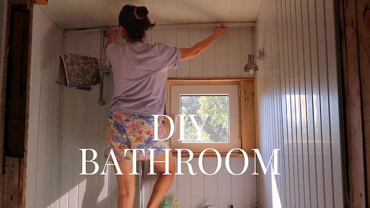 Some Finishing Touches to our Off Grid Bathroom