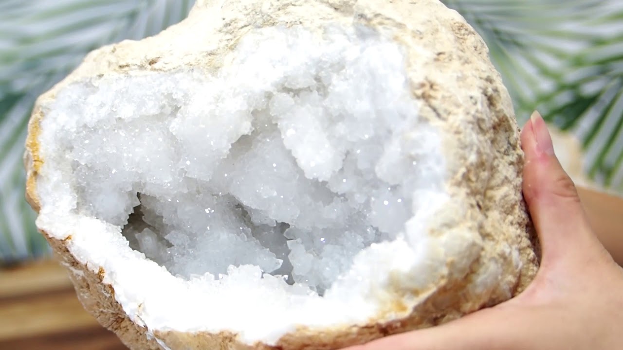 7.3Kg Calcite Geode Set with Amethyst J694 6 YouTube player