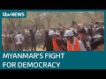 Myanmar protests: Teenager killed becomes symbol for fight for democracy | ITV News