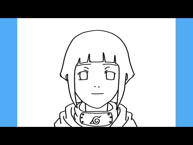 como desenhar hinata hyuga passo a passo｜Pesquisa do TikTok