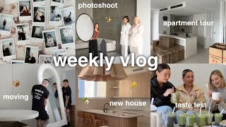 weekly vlog 💌 JHM shoot, moving in & my empty apartment tour