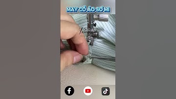 Cách May Cổ Áo Sơ Mi Đẹp Chuẩn Form | Sewing Tutorial #Shorts