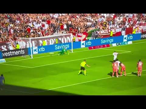 هدف إشبيلية ضد برشلونة اليوم