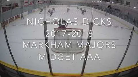 Nicholas Dicks 2017/2018 - Markham Majors Midget AAA