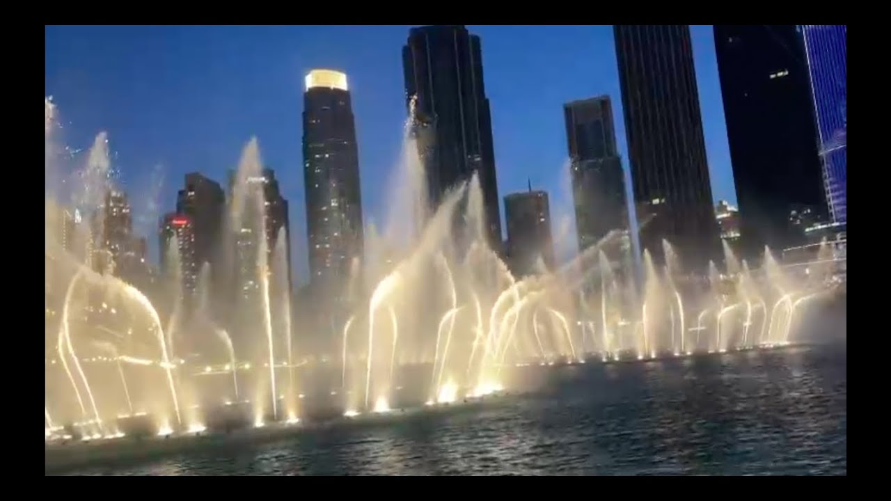 DUBAI FOUNTAIN Amazing View !! Must See Video !!Juzz Chill !! Best