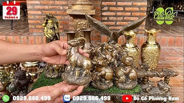 Bộ tượng đồng 12 con giáp | clip ngày 29/08/2023 | Đồ Cổ Phương Nam