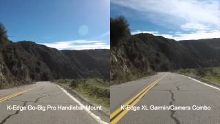 K-Edge XL vs Go Big GoPro Handlebar Mount Comparison Garmin EDGE 1000