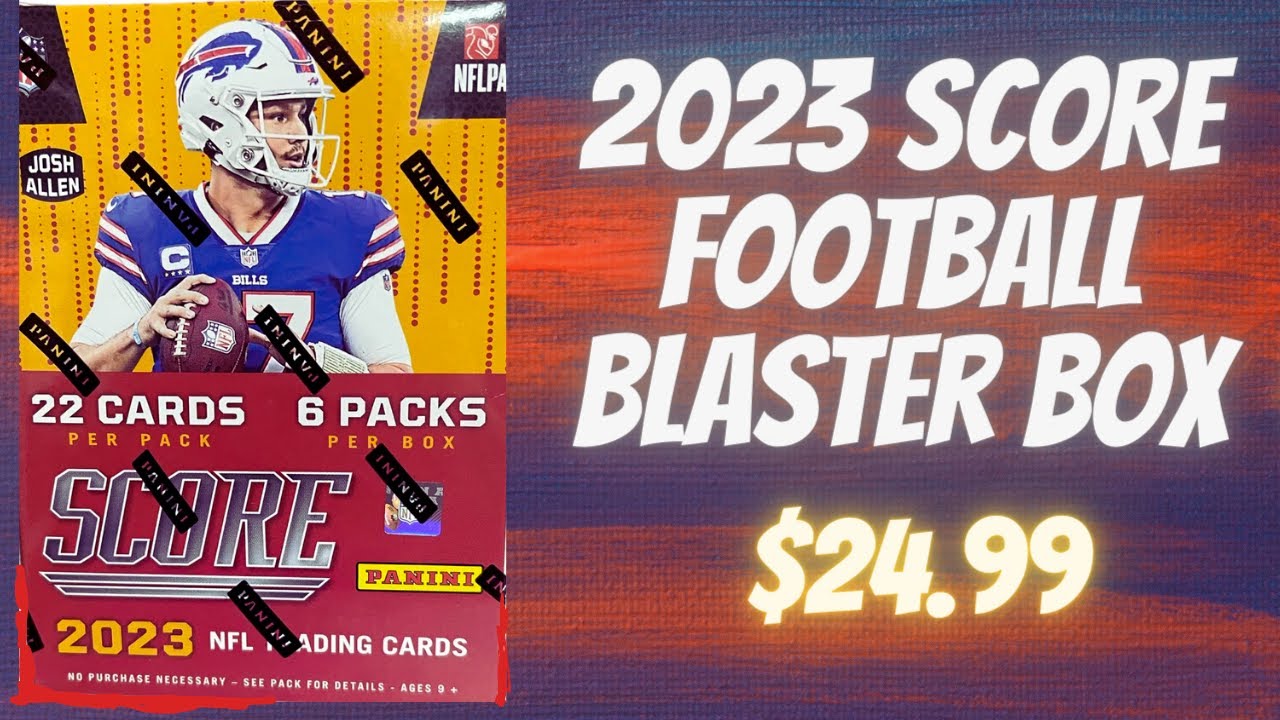 2023 Score Football Blaster Box by Panini ** Top Rookies from 2023