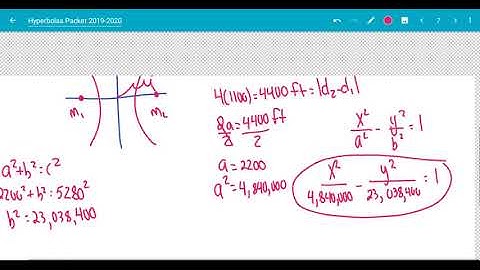 PCAB Unit 7 Hyperbolas Lesson 3