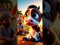 "The Cow and The Farmer – A Golden Surprise ✨"😭 #shorts #ai #cow #trending