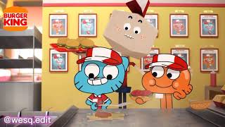 Gumball burger king reklamı Resimi