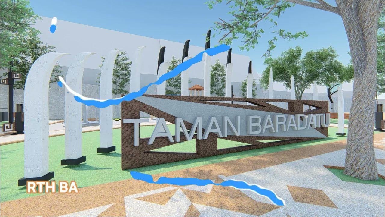 Desain RTH || Ruang Terbuka Hijau || RTH BARADATU || Taman - YouTube
