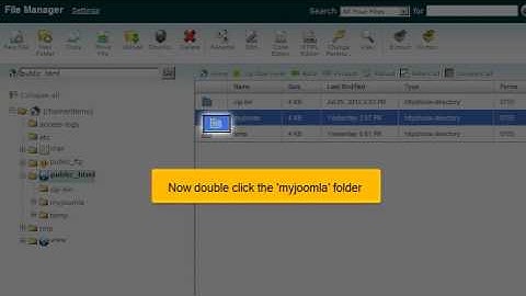 Joomla! Tutorial #57: How to Rename the Installation Directory of Joomla! Using cPanel