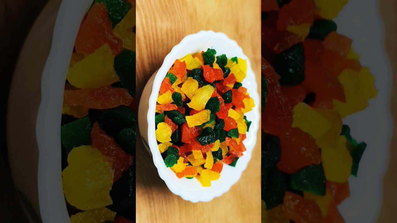 Tutti Frutti Recipe /How to make tuti fruiti 🍉 #shorts #recipe