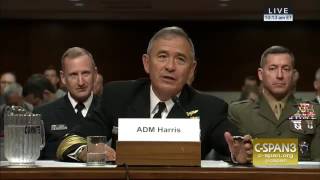 Admiral Harris; 'I Need High Power Options' U.S. Kinetic Action Left
