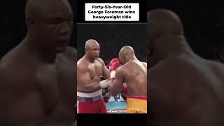 Unbelievable Knockout Power! George Foreman KO's Michael Moorer