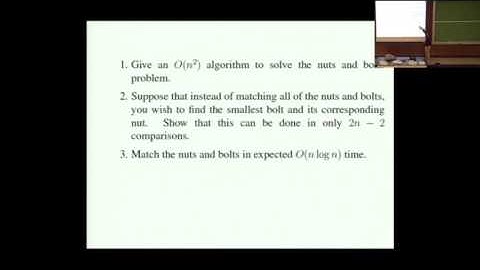 Lecture 9 - Linear Sorting