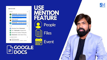 Google Docs: How to Use @Mention in Google Docs | Tag People, Files & Tasks! | Sheetomatic