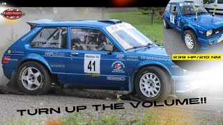 Toyota Starlet Rally Car in Action