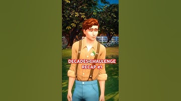 I Started A Decades Challenge! #TheSims4 #Sims4 #Shorts