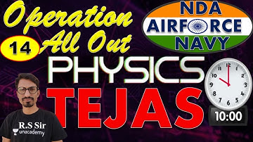 Physics TEJAS Batch ( Class-14 )// NDA-AIRFORCE-NAVY// BY- R.S SIR // @R.S SIR