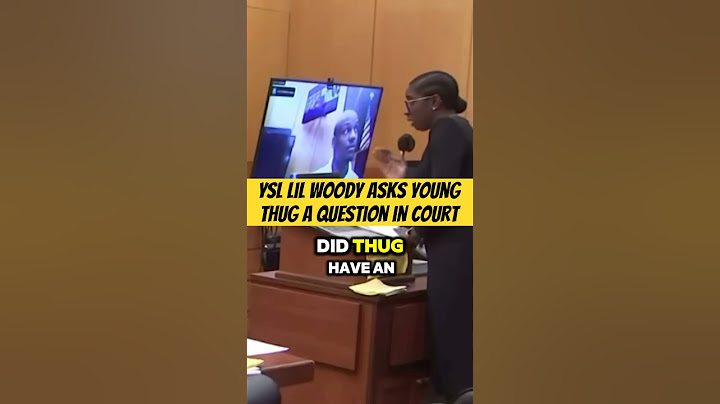 Ysl Lil Woody asks Young Thug a question in court about Ritch Homie Quan ##lilwoody #youngthug #ysl
