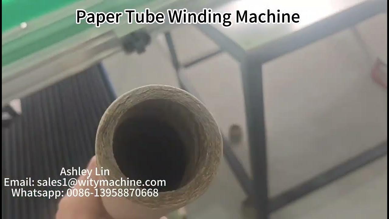 Paper Tube Core Making Forming Winding Machine For Thick ube Rolling ...