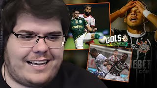 CASIMIRO REAGE: GOLS DO BRASILEIRÃO 2024 - RODADA 2 (17/04) | Cortes do Casimito