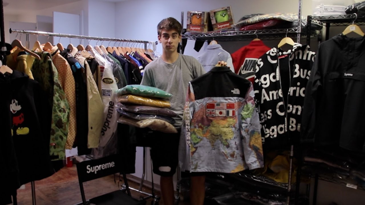 INSIDE A SUPREME STORE STOCKROOM!! ($1,000,000+ INVENTORY!!) - YouTube